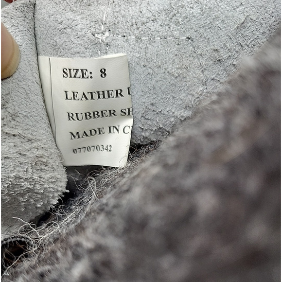 Polaris Winter Snow Boots Women’s 8 White Mid Calf Faux Fur Lace Up Steel Shank - Picture 14 of 15